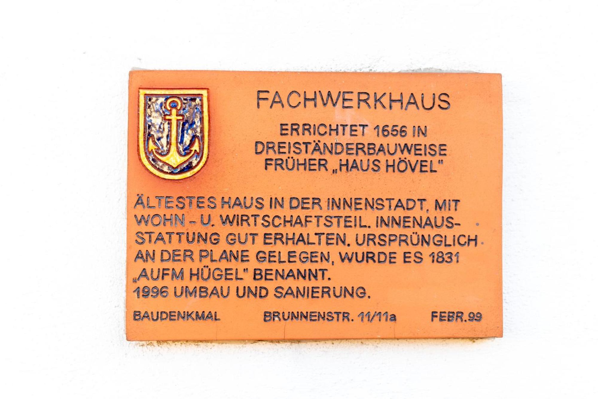 Denkmalgeschuetztes Fachwerkhaus Im Zentrum Mit Garage Ibbenbüren Buitenkant foto